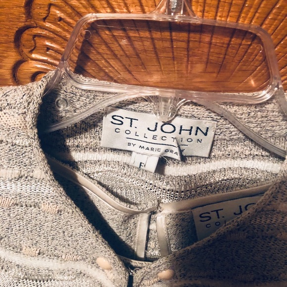 St. John Knit 2-Piece Jacket and Dress Set. - Picture 5 of 6